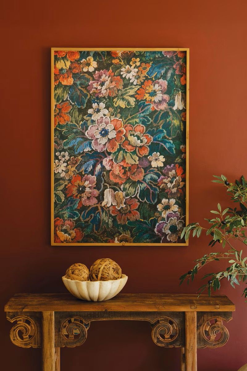 Colorful Wood Frame Artwork