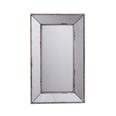 16.5 x 24" Large Tray Distressed Mirror