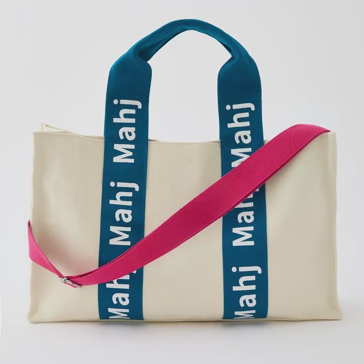 Mahj It All Tote Bag, Colour: Teal