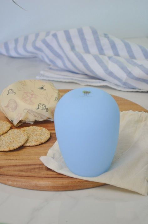 Unbreakable Portable Silicone Travel Wine Glass (w. Bag), Colour: Blue