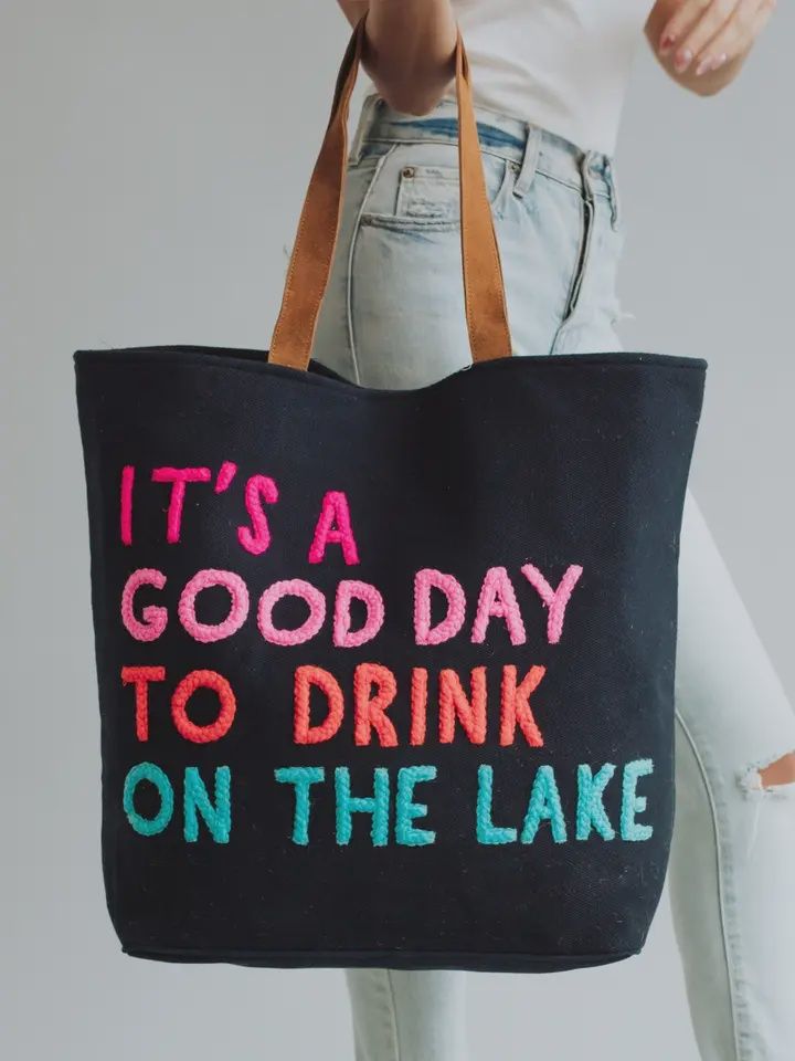 Drink By Lake Tote