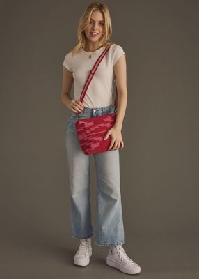Red &amp; Pink Aztec Crossbody