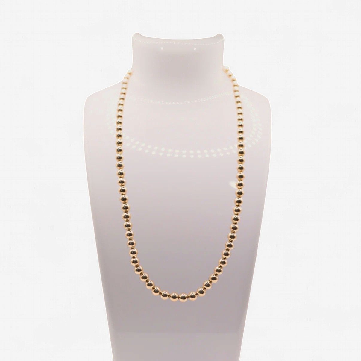 5MM Gold Beaded 16" Necklace
