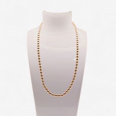 5MM Gold Beaded 18" Necklace