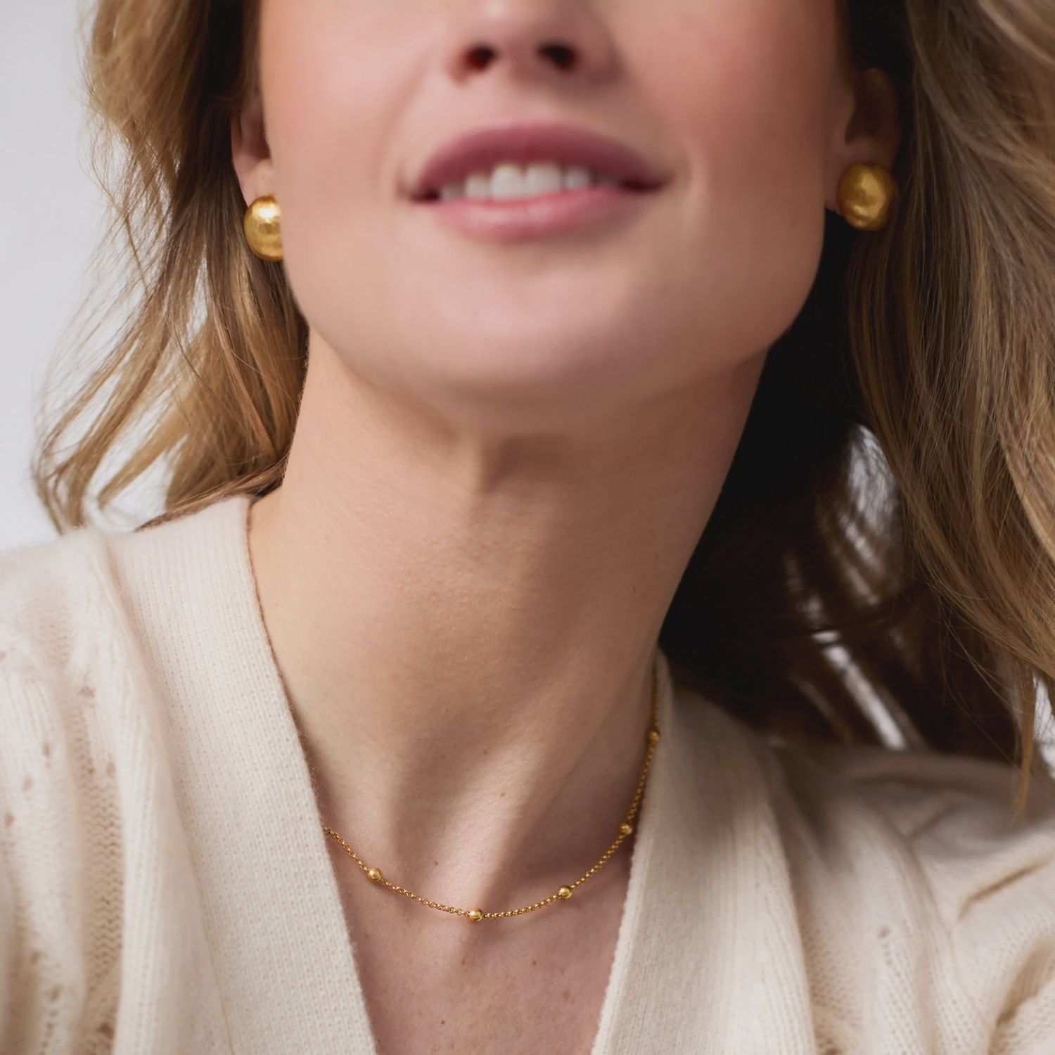 Solara Delicate Station Necklace - 18.5"