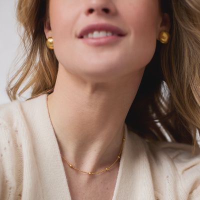 Solara Delicate Station Necklace - 18.5"