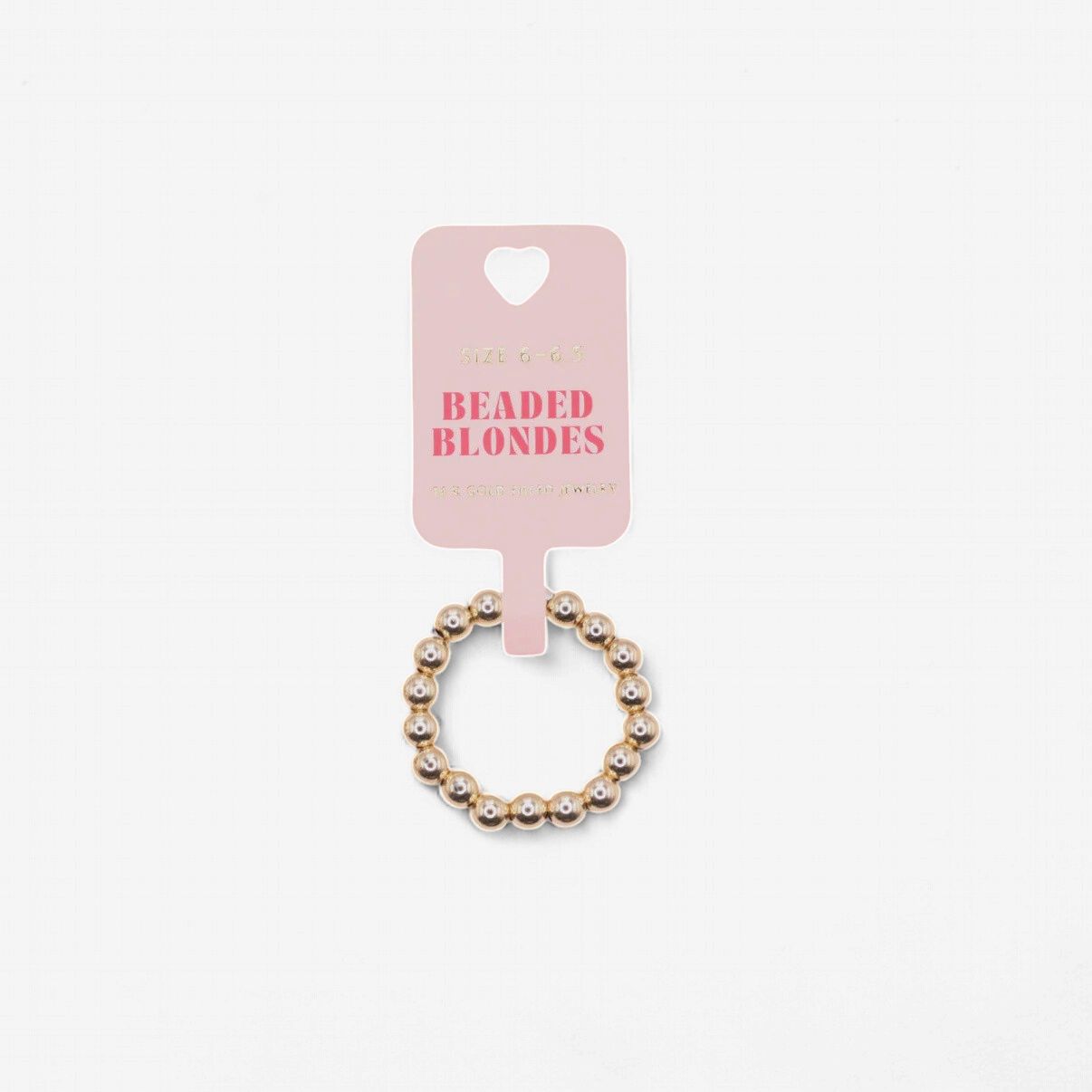4MM Gold Beaded Ring 7/8
