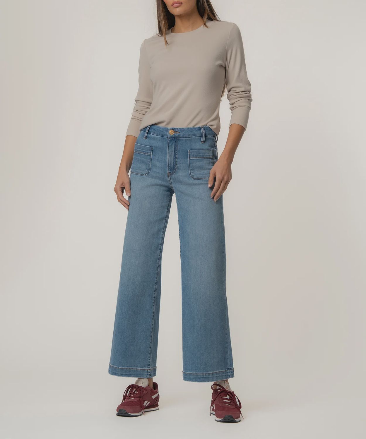 Meg High Rise Wide Leg, Size: 0