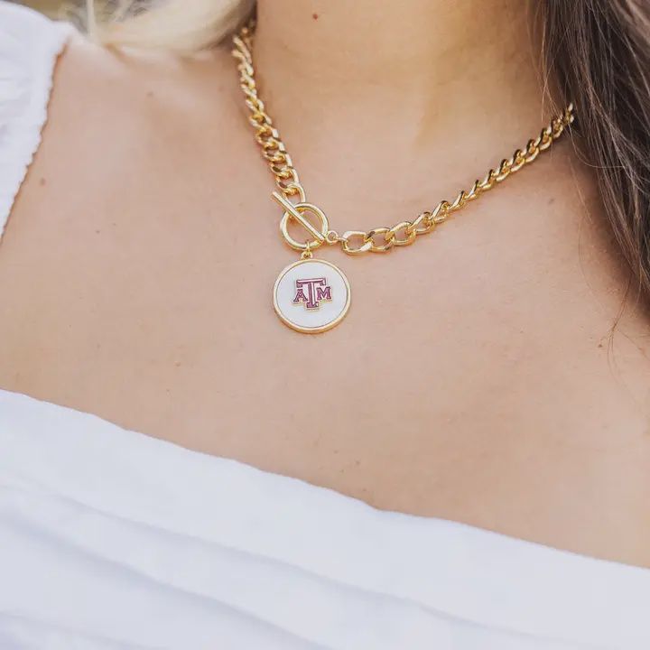Texas A&amp;M Logo Necklace