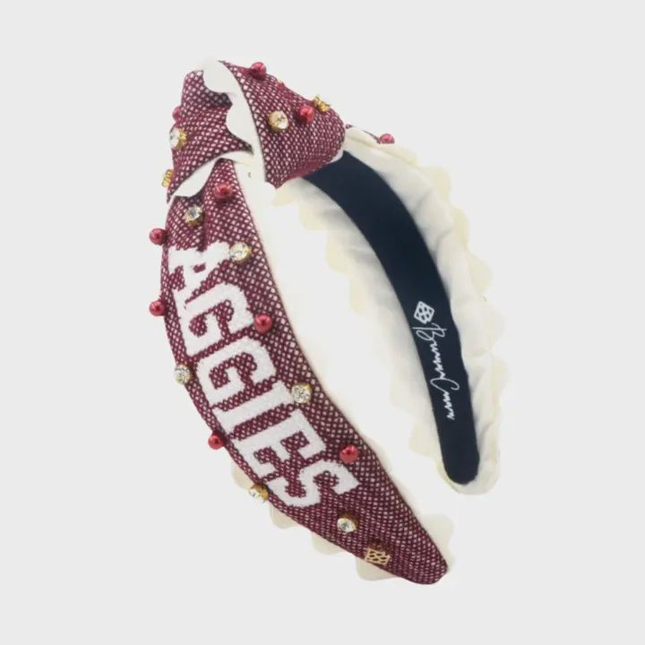 Texas A&amp;M Cross Stitch Headband
