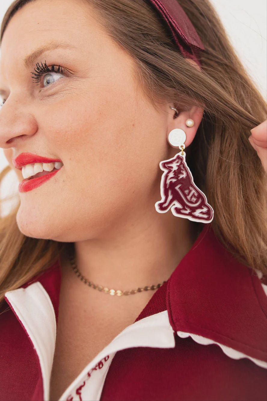 A&amp;M Reveille Earrings