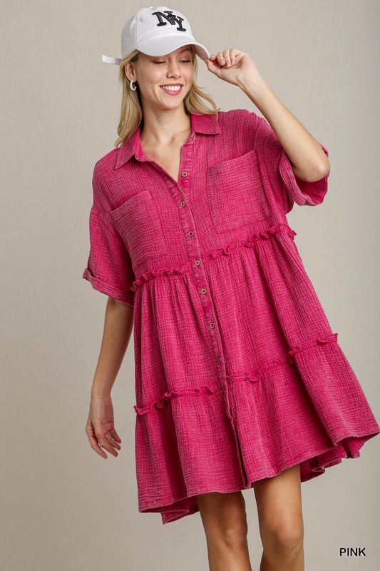 DK Pink Gauze Dress