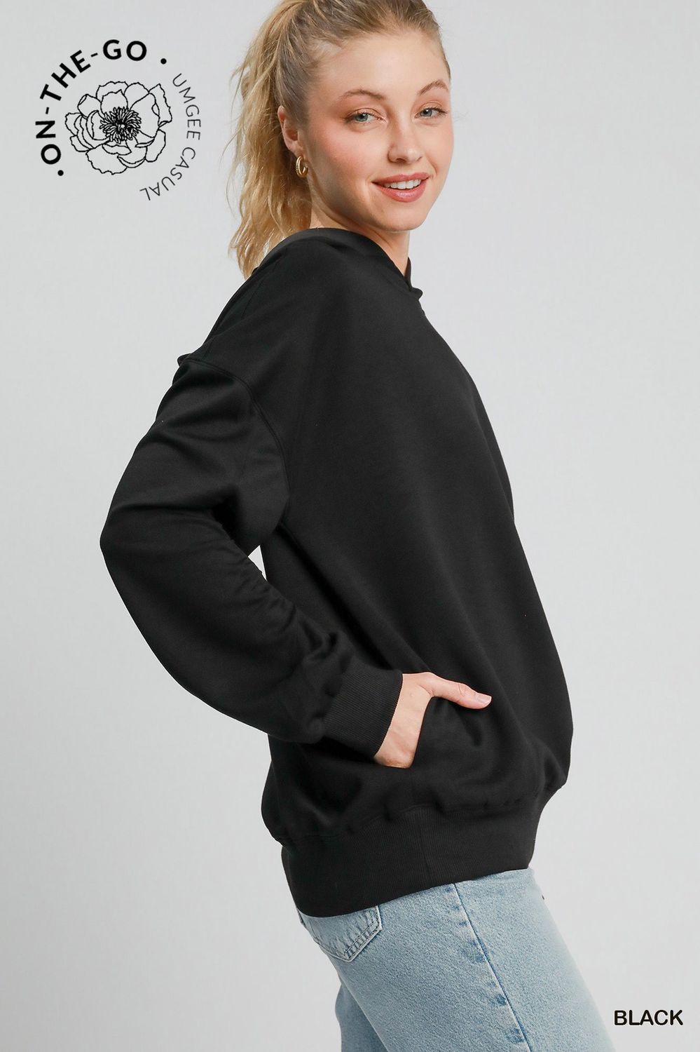 OTG Soft Hoodie, Color: Black, Size: Small