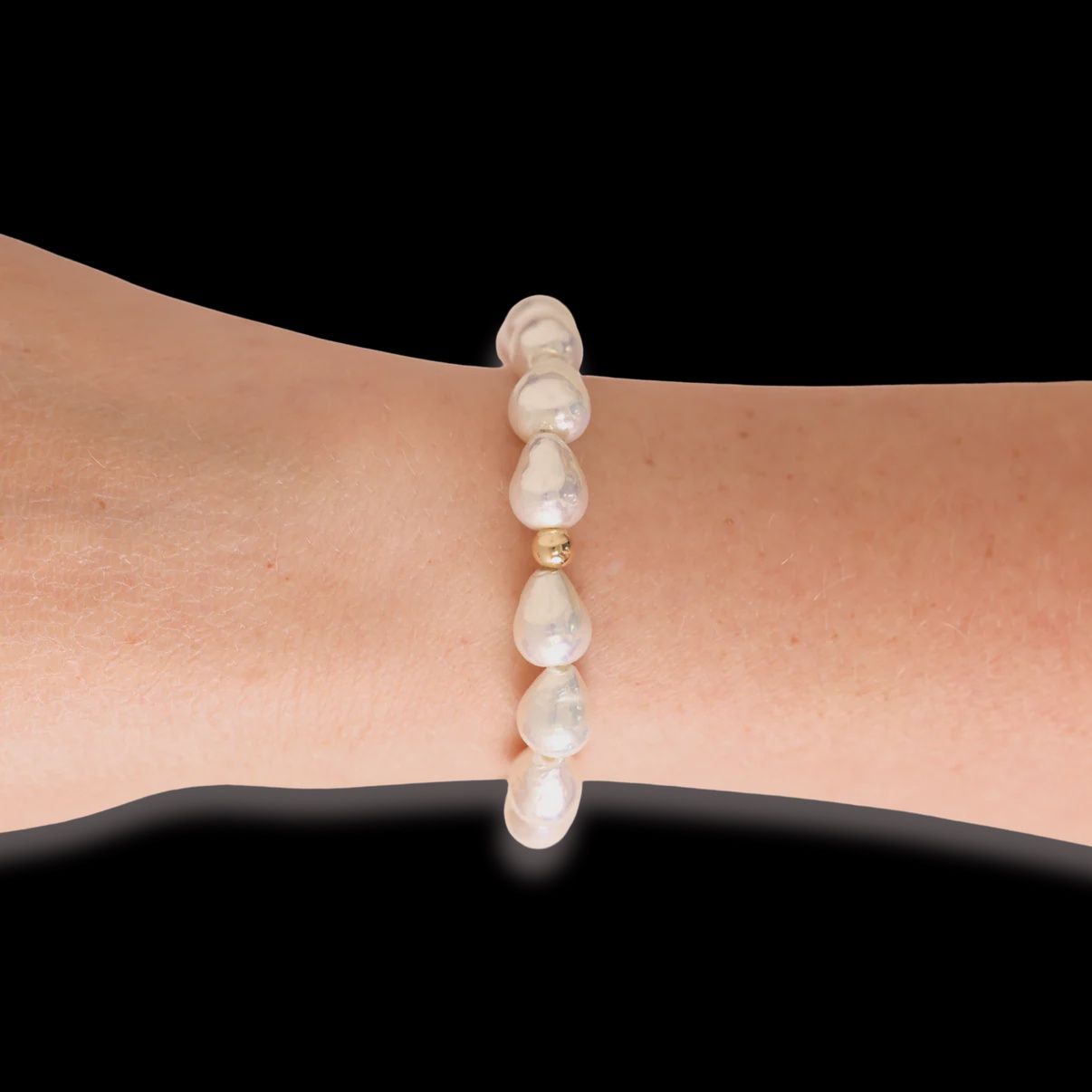 Bella Pearl Bracelet/Gold