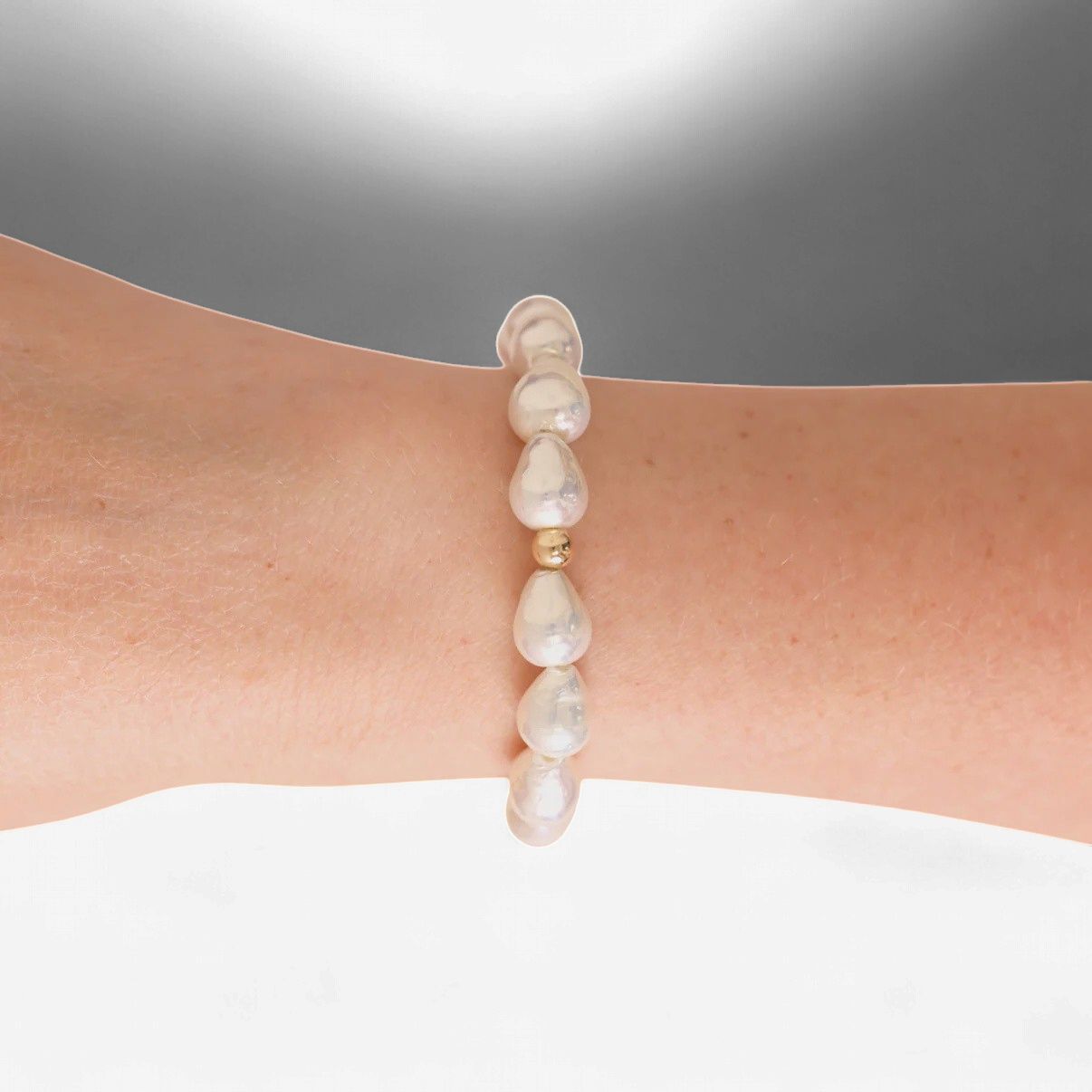 Bella Pearl Bracelet/Gold