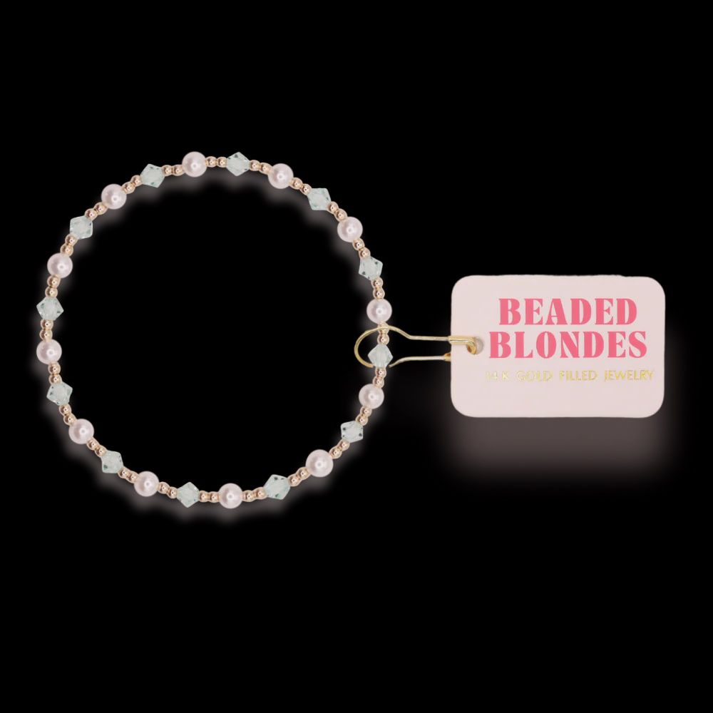 Green Pearl June Bracelet