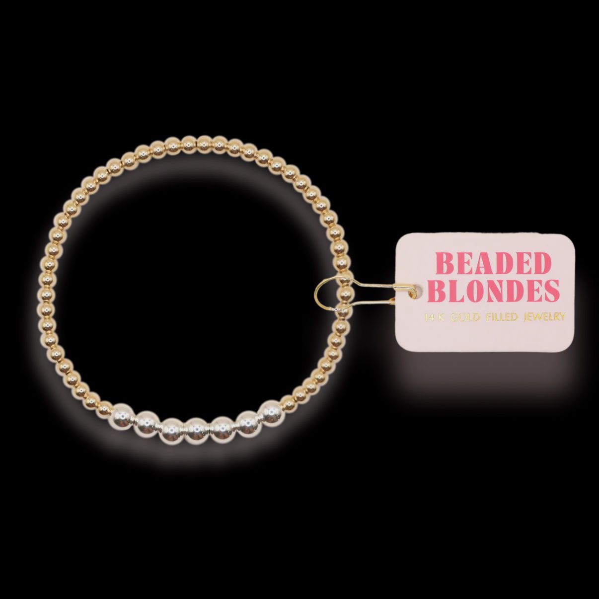 Lucky Bracelet Gold w/ Silver