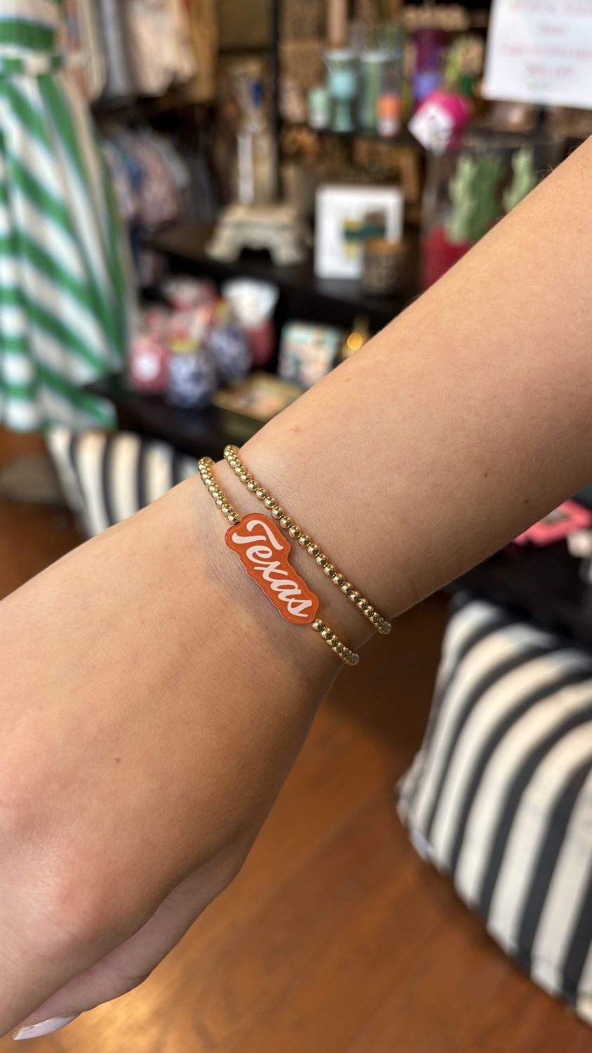Texas Word Bracelet