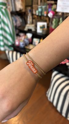 Texas Word Bracelet
