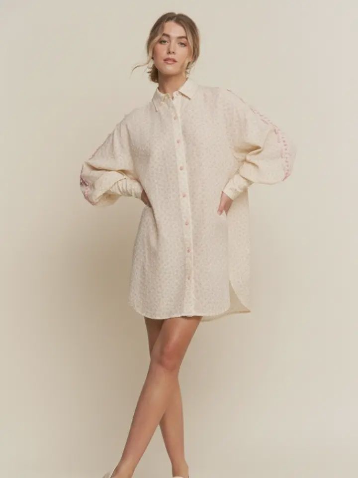 Floral Print Tunic Blouse, Size: Small