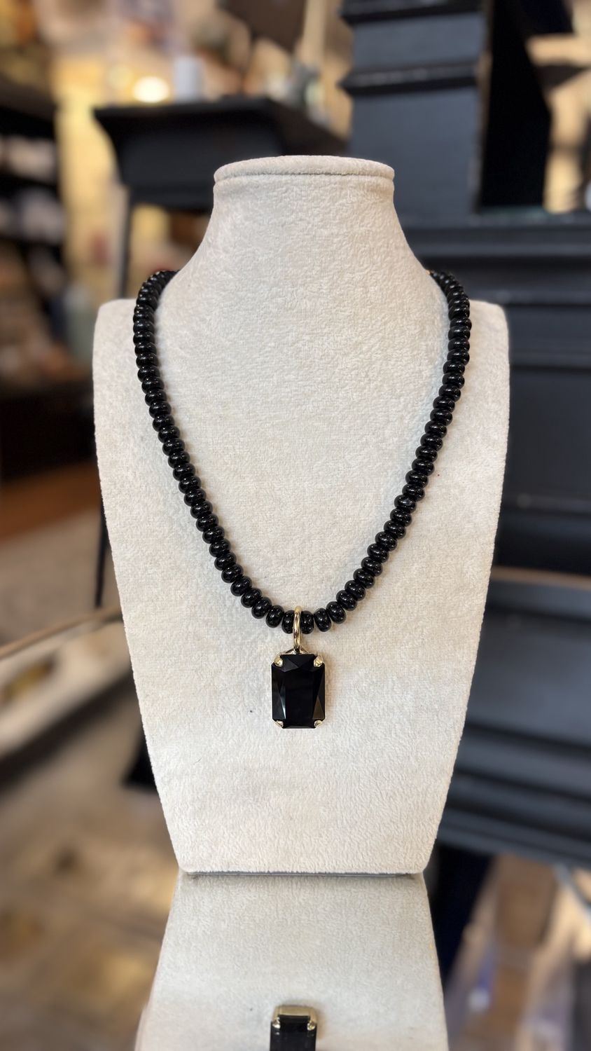 Black Denton Necklace