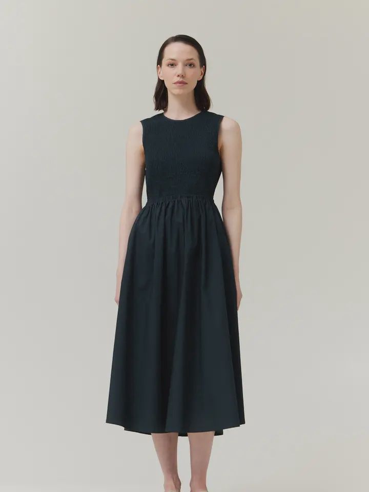 Sleeveless Back Tie Dress, Size: Small