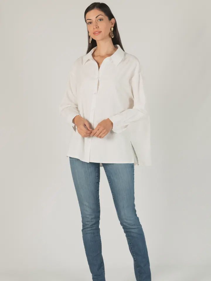 Pleated Back Shirt
