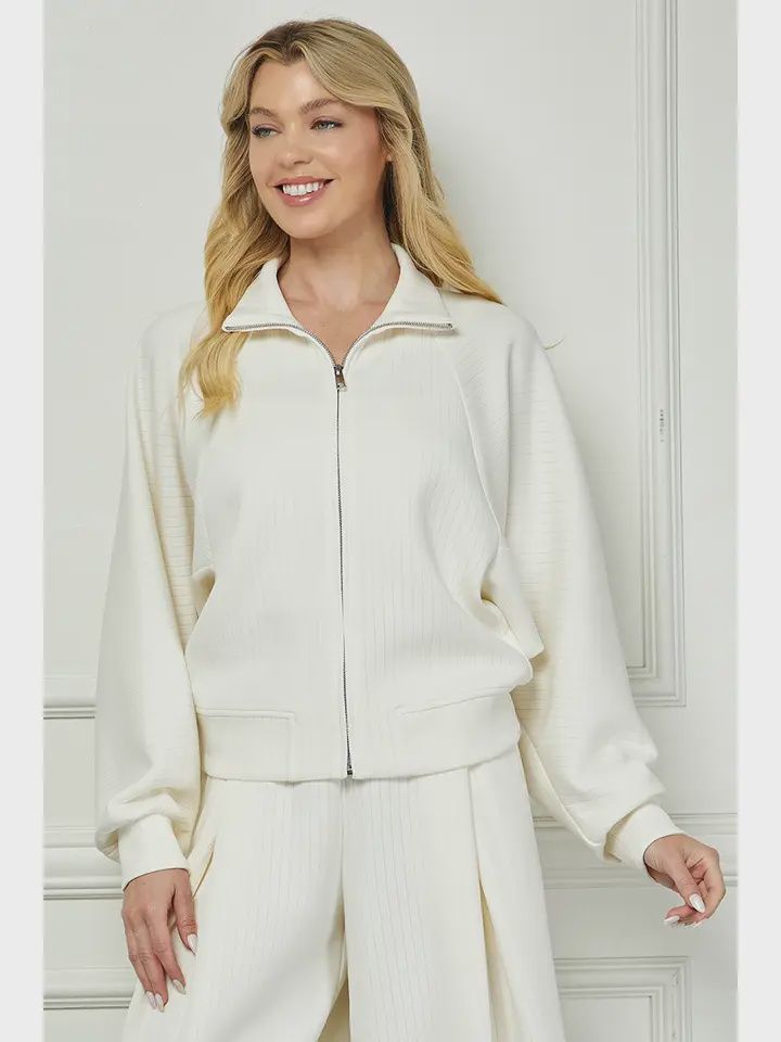 Stripe Zip Jacket
