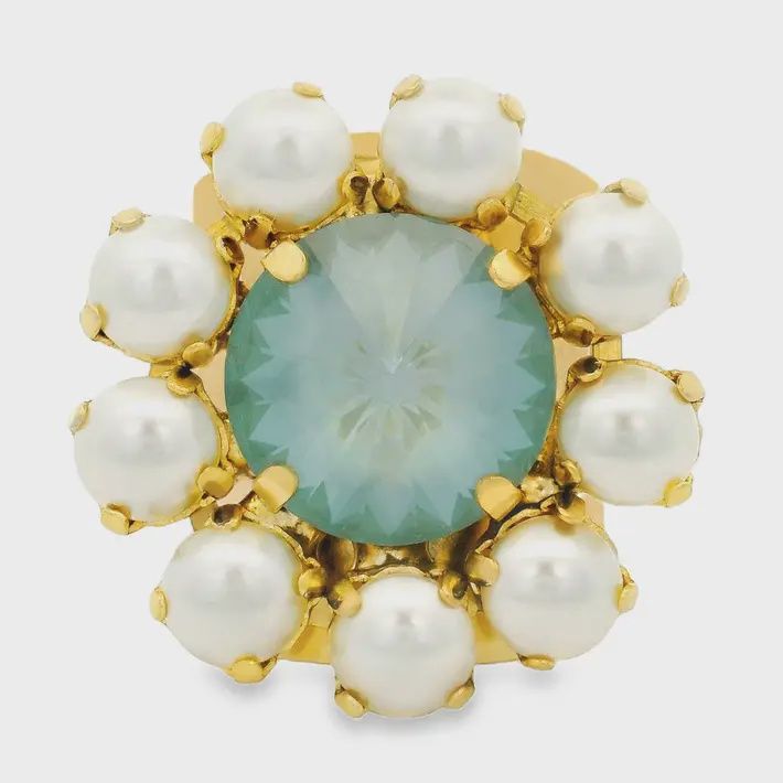 Twiggy Plus Ring, Color: Agave Ignite &amp; Pearls