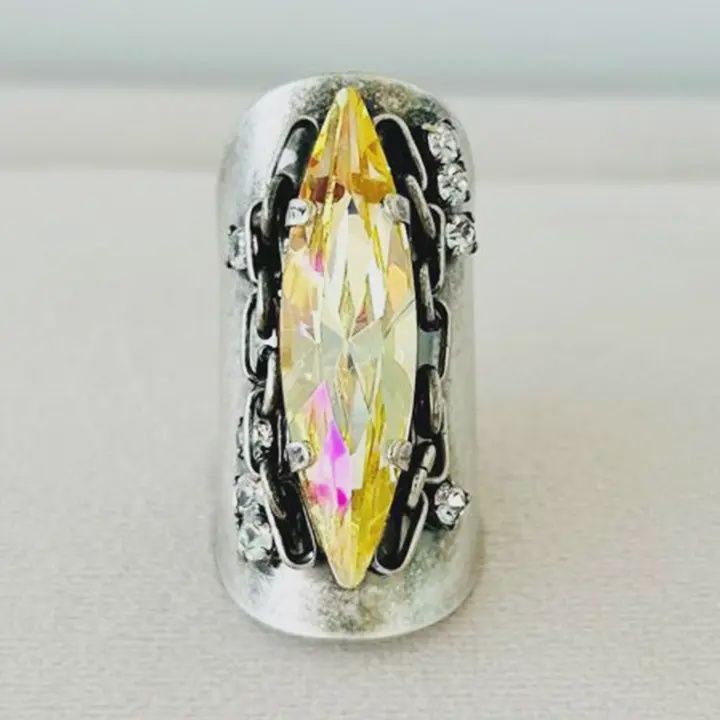 Navi Ring Antique, Color: Lemon