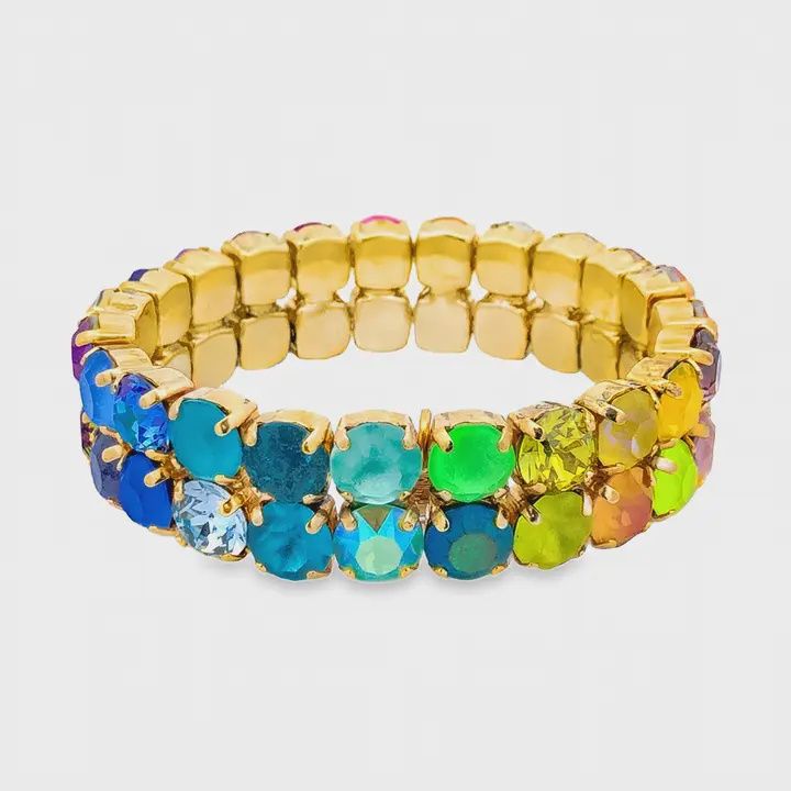 Olivia 2 Strstrch Bracelet, Color: Candy Crush