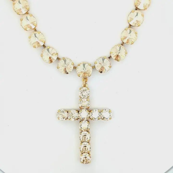 Donatella Necklace, Color: Champagne
