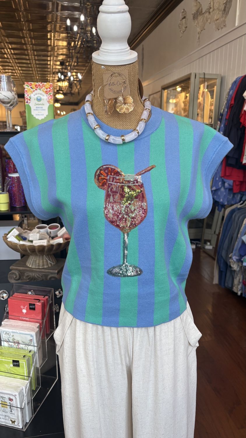 Cocktail Knit Top, Size: Small