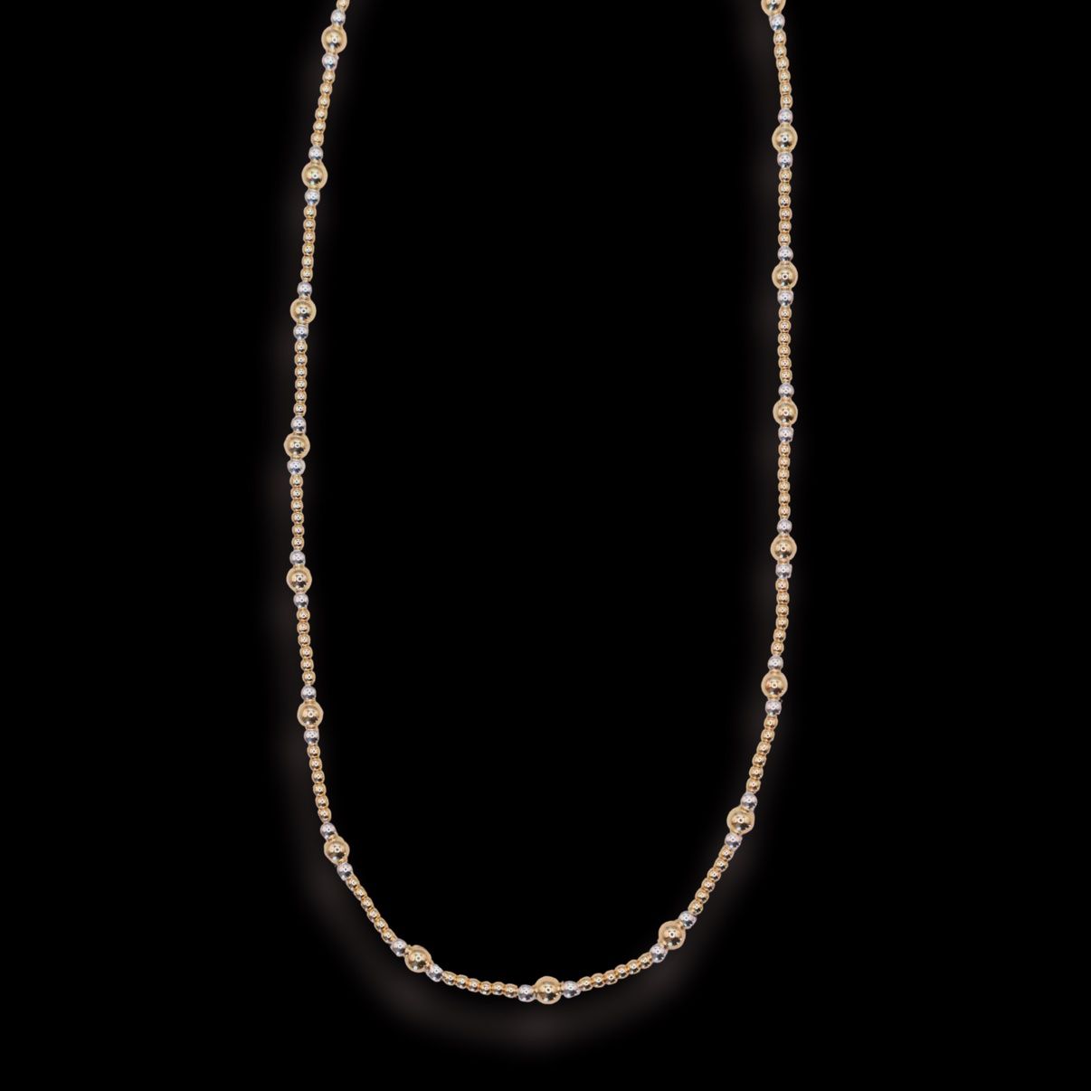 Dainty Sutton Gold &amp; Silver Necklace, Size: 16"
