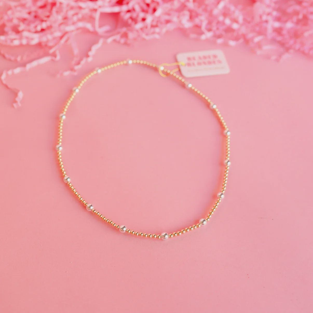 Olive Gold/Silvr Necklace clasp