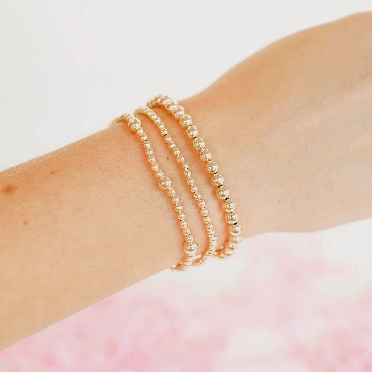 Olive+3mm+5mm Stack GOLD, Size: standard