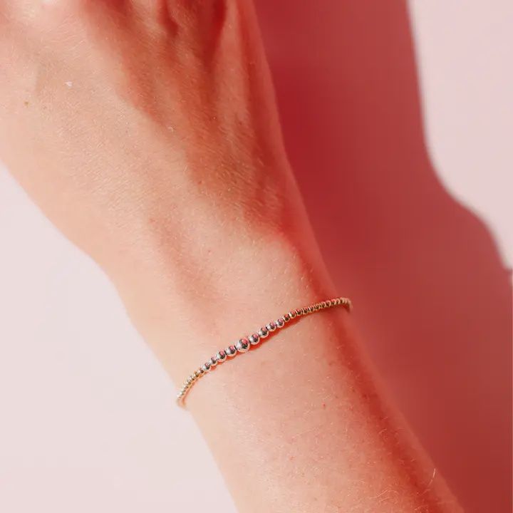Dainty Hilo bracelet gold/slvr