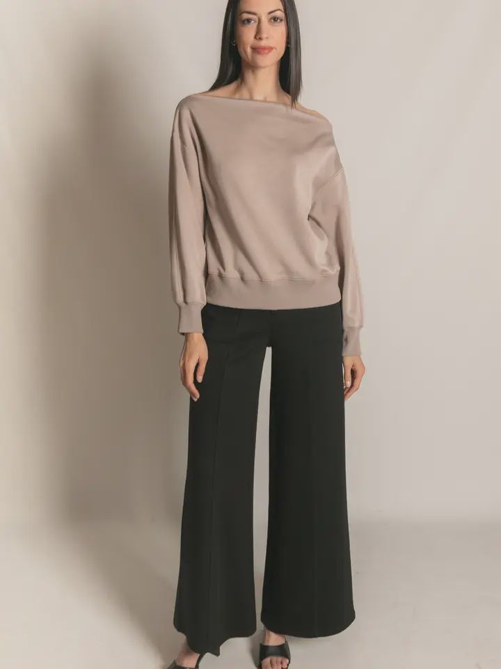 Modal Boat Neck Top