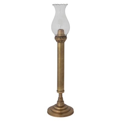 Glass Hurricane Candle Holder