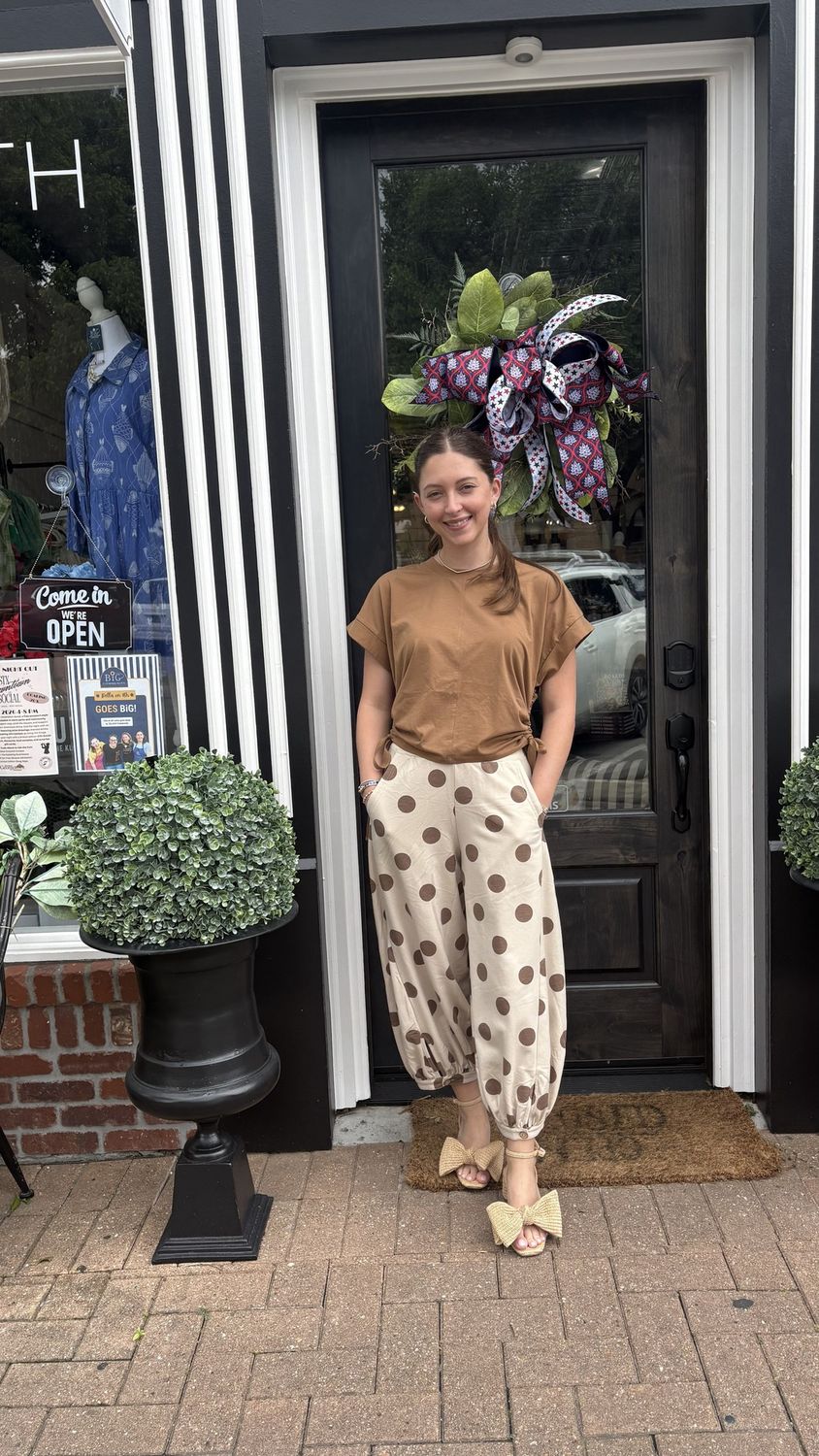 Polka Dot Balloon Pants
