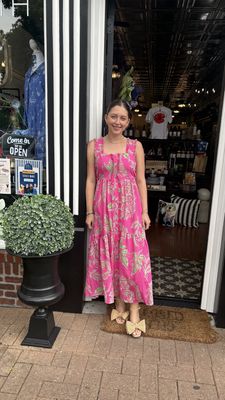 Open Back Midi Dress