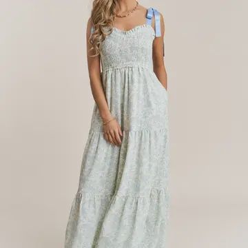 Floral Ribbon Dress