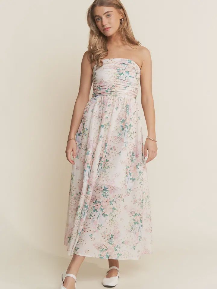 Meadow Ruched Dress, Size: Small