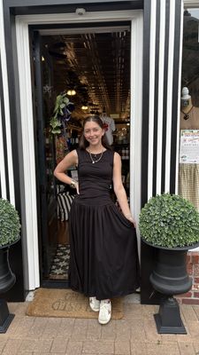 Knit Span Ruched SL Dress