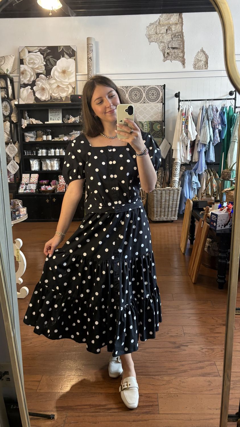 Polka Dot Skirt, Size: S