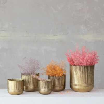 Fluted Scalloped Planter