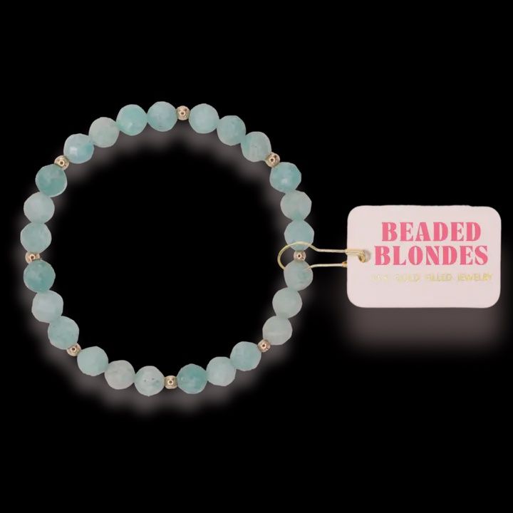 Turquoise Gemstone Bracelet, Size: standard