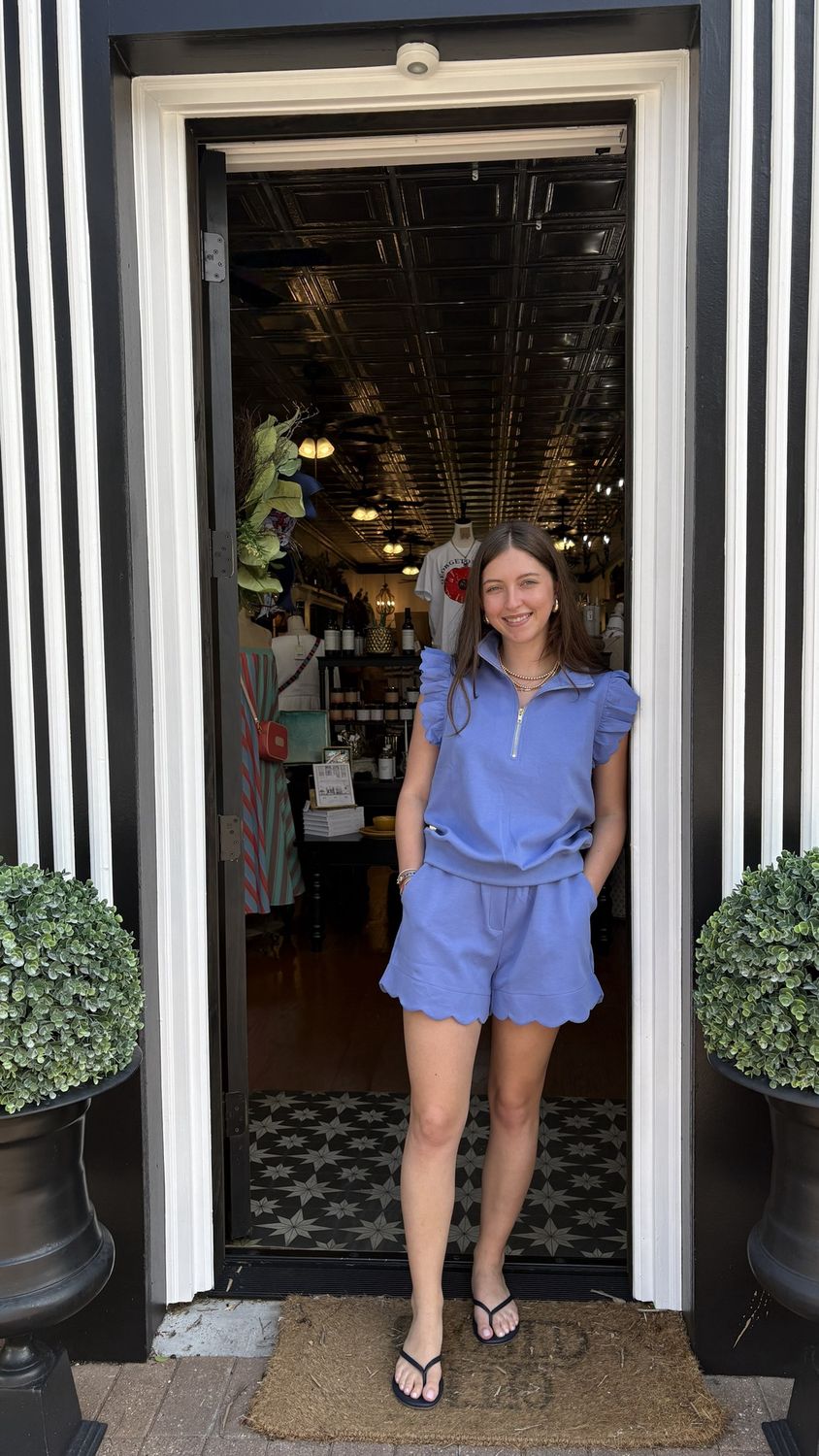 Periwinkle Ruffle Set