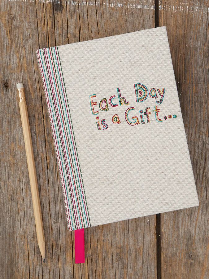 Embroidered 5 Year Daily Journal
