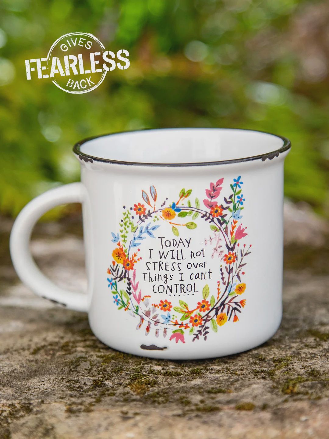 Camp Mug, Quote: Today I Will Not